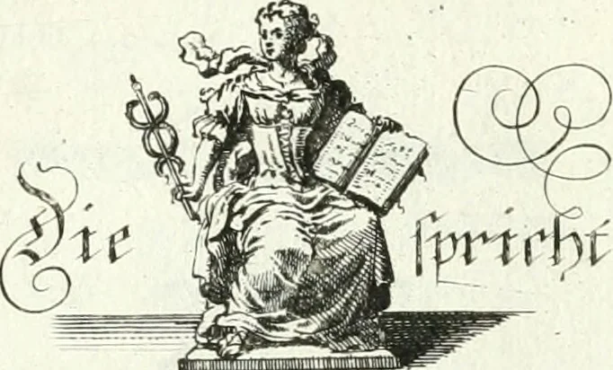 An illustration from Geistliche Herzens-Einbildungen inn zweihundert und fünfzig biblischen Figur-Sprüchen angedeutet : allen andächtige[n] Herze[n], u. der Tugent-Liebenden Jugent, zu einer Gottseligen Belustigung, auch denen Einfältigen, zu einer anmuthigen Vorstellung, unschweren Ergreiffung, und nuzlichen Fassung, auss allen canonischen Büchern der H. Schrifft ..., 1688, leaf 260