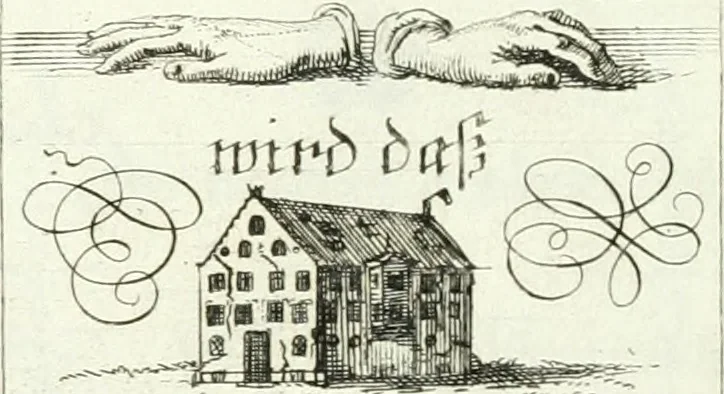 An illustration from Geistliche Herzens-Einbildungen inn zweihundert und fünfzig biblischen Figur-Sprüchen angedeutet : allen andächtige[n] Herze[n], u. der Tugent-Liebenden Jugent, zu einer Gottseligen Belustigung, auch denen Einfältigen, zu einer anmuthigen Vorstellung, unschweren Ergreiffung, und nuzlichen Fassung, auss allen canonischen Büchern der H. Schrifft ..., 1688, leaf 262