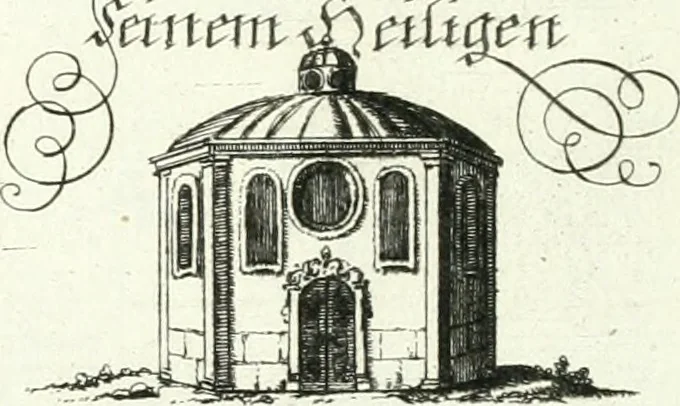 An illustration from Geistliche Herzens-Einbildungen inn zweihundert und fünfzig biblischen Figur-Sprüchen angedeutet : allen andächtige[n] Herze[n], u. der Tugent-Liebenden Jugent, zu einer Gottseligen Belustigung, auch denen Einfältigen, zu einer anmuthigen Vorstellung, unschweren Ergreiffung, und nuzlichen Fassung, auss allen canonischen Büchern der H. Schrifft ..., 1688, leaf 290