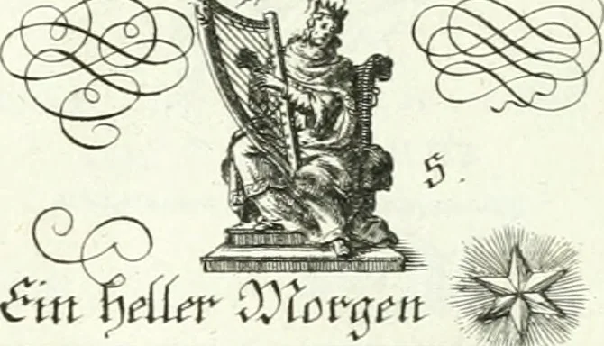 An illustration from Geistliche Herzens-Einbildungen inn zweihundert und fünfzig biblischen Figur-Sprüchen angedeutet : allen andächtige[n] Herze[n], u. der Tugent-Liebenden Jugent, zu einer Gottseligen Belustigung, auch denen Einfältigen, zu einer anmuthigen Vorstellung, unschweren Ergreiffung, und nuzlichen Fassung, auss allen canonischen Büchern der H. Schrifft ..., 1688, leaf 298