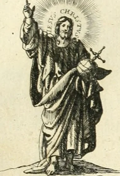 An illustration from Geistliche Herzens-Einbildungen inn zweihundert und fünfzig biblischen Figur-Sprüchen angedeutet : allen andächtige[n] Herze[n], u. der Tugent-Liebenden Jugent, zu einer Gottseligen Belustigung, auch denen Einfältigen, zu einer anmuthigen Vorstellung, unschweren Ergreiffung, und nuzlichen Fassung, auss allen canonischen Büchern der H. Schrifft ..., 1688, leaf 30