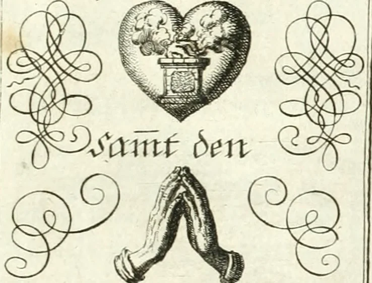 An illustration from Geistliche Herzens-Einbildungen inn zweihundert und fünfzig biblischen Figur-Sprüchen angedeutet : allen andächtige[n] Herze[n], u. der Tugent-Liebenden Jugent, zu einer Gottseligen Belustigung, auch denen Einfältigen, zu einer anmuthigen Vorstellung, unschweren Ergreiffung, und nuzlichen Fassung, auss allen canonischen Büchern der H. Schrifft ..., 1688, leaf 300