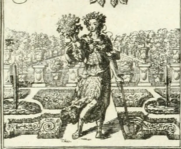 An illustration from Geistliche Herzens-Einbildungen inn zweihundert und fünfzig biblischen Figur-Sprüchen angedeutet : allen andächtige[n] Herze[n], u. der Tugent-Liebenden Jugent, zu einer Gottseligen Belustigung, auch denen Einfältigen, zu einer anmuthigen Vorstellung, unschweren Ergreiffung, und nuzlichen Fassung, auss allen canonischen Büchern der H. Schrifft ..., 1688, leaf 306