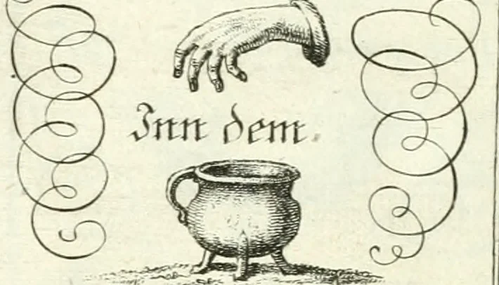 An illustration from Geistliche Herzens-Einbildungen inn zweihundert und fünfzig biblischen Figur-Sprüchen angedeutet : allen andächtige[n] Herze[n], u. der Tugent-Liebenden Jugent, zu einer Gottseligen Belustigung, auch denen Einfältigen, zu einer anmuthigen Vorstellung, unschweren Ergreiffung, und nuzlichen Fassung, auss allen canonischen Büchern der H. Schrifft ..., 1688, leaf 328