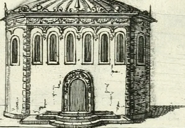 An illustration from Geistliche Herzens-Einbildungen inn zweihundert und fünfzig biblischen Figur-Sprüchen angedeutet : allen andächtige[n] Herze[n], u. der Tugent-Liebenden Jugent, zu einer Gottseligen Belustigung, auch denen Einfältigen, zu einer anmuthigen Vorstellung, unschweren Ergreiffung, und nuzlichen Fassung, auss allen canonischen Büchern der H. Schrifft ..., 1688, leaf 342