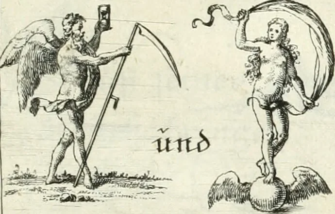 An illustration from Geistliche Herzens-Einbildungen inn zweihundert und fünfzig biblischen Figur-Sprüchen angedeutet : allen andächtige[n] Herze[n], u. der Tugent-Liebenden Jugent, zu einer Gottseligen Belustigung, auch denen Einfältigen, zu einer anmuthigen Vorstellung, unschweren Ergreiffung, und nuzlichen Fassung, auss allen canonischen Büchern der H. Schrifft ..., 1688, leaf 344