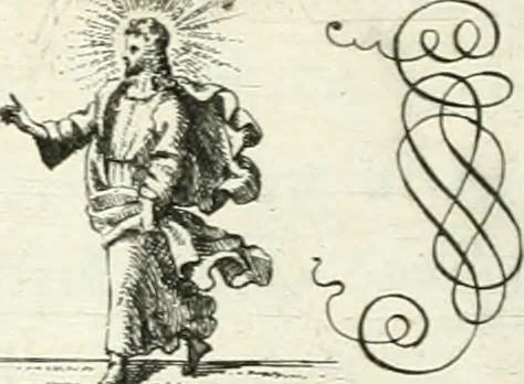 An illustration from Geistliche Herzens-Einbildungen inn zweihundert und fünfzig biblischen Figur-Sprüchen angedeutet : allen andächtige[n] Herze[n], u. der Tugent-Liebenden Jugent, zu einer Gottseligen Belustigung, auch denen Einfältigen, zu einer anmuthigen Vorstellung, unschweren Ergreiffung, und nuzlichen Fassung, auss allen canonischen Büchern der H. Schrifft ..., 1688, leaf 350