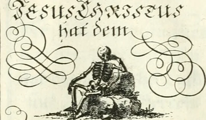 An illustration from Geistliche Herzens-Einbildungen inn zweihundert und fünfzig biblischen Figur-Sprüchen angedeutet : allen andächtige[n] Herze[n], u. der Tugent-Liebenden Jugent, zu einer Gottseligen Belustigung, auch denen Einfältigen, zu einer anmuthigen Vorstellung, unschweren Ergreiffung, und nuzlichen Fassung, auss allen canonischen Büchern der H. Schrifft ..., 1688, leaf 364