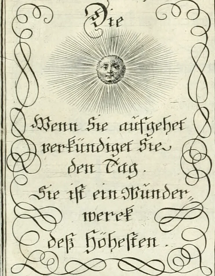 An illustration from Geistliche Herzens-Einbildungen inn zweihundert und fünfzig biblischen Figur-Sprüchen angedeutet : allen andächtige[n] Herze[n], u. der Tugent-Liebenden Jugent, zu einer Gottseligen Belustigung, auch denen Einfältigen, zu einer anmuthigen Vorstellung, unschweren Ergreiffung, und nuzlichen Fassung, auss allen canonischen Büchern der H. Schrifft ..., 1688, leaf 368