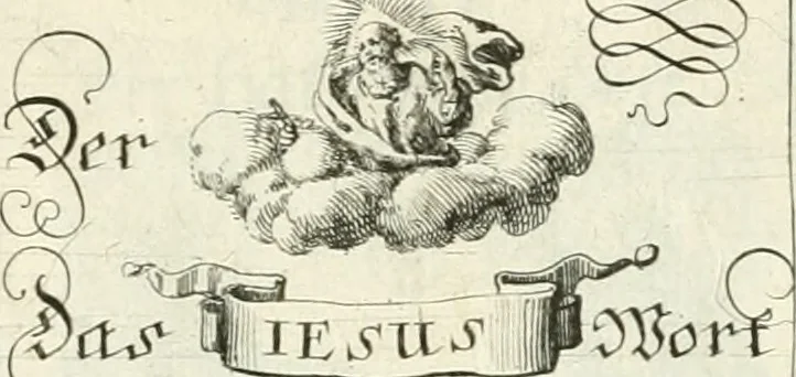 An illustration from Geistliche Herzens-Einbildungen inn zweihundert und fünfzig biblischen Figur-Sprüchen angedeutet : allen andächtige[n] Herze[n], u. der Tugent-Liebenden Jugent, zu einer Gottseligen Belustigung, auch denen Einfältigen, zu einer anmuthigen Vorstellung, unschweren Ergreiffung, und nuzlichen Fassung, auss allen canonischen Büchern der H. Schrifft ..., 1688, leaf 374