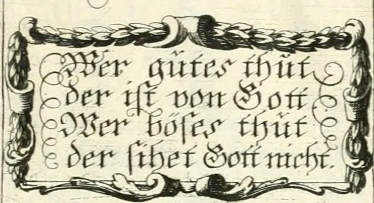 An illustration from Geistliche Herzens-Einbildungen inn zweihundert und fünfzig biblischen Figur-Sprüchen angedeutet : allen andächtige[n] Herze[n], u. der Tugent-Liebenden Jugent, zu einer Gottseligen Belustigung, auch denen Einfältigen, zu einer anmuthigen Vorstellung, unschweren Ergreiffung, und nuzlichen Fassung, auss allen canonischen Büchern der H. Schrifft ..., 1688, leaf 378