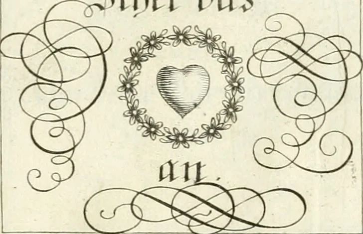 An illustration from Geistliche Herzens-Einbildungen inn zweihundert und fünfzig biblischen Figur-Sprüchen angedeutet : allen andächtige[n] Herze[n], u. der Tugent-Liebenden Jugent, zu einer Gottseligen Belustigung, auch denen Einfältigen, zu einer anmuthigen Vorstellung, unschweren Ergreiffung, und nuzlichen Fassung, auss allen canonischen Büchern der H. Schrifft ..., 1688, leaf 46
