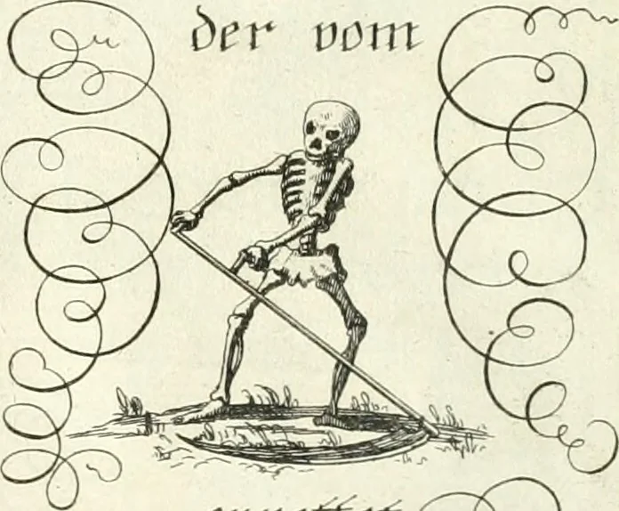 An illustration from Geistliche Herzens-Einbildungen inn zweihundert und fünfzig biblischen Figur-Sprüchen angedeutet : allen andächtige[n] Herze[n], u. der Tugent-Liebenden Jugent, zu einer Gottseligen Belustigung, auch denen Einfältigen, zu einer anmuthigen Vorstellung, unschweren Ergreiffung, und nuzlichen Fassung, auss allen canonischen Büchern der H. Schrifft ..., 1688, leaf 48
