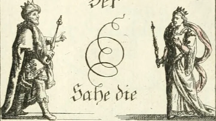 An illustration from Geistliche Herzens-Einbildungen inn zweihundert und fünfzig biblischen Figur-Sprüchen angedeutet : allen andächtige[n] Herze[n], u. der Tugent-Liebenden Jugent, zu einer Gottseligen Belustigung, auch denen Einfältigen, zu einer anmuthigen Vorstellung, unschweren Ergreiffung, und nuzlichen Fassung, auss allen canonischen Büchern der H. Schrifft ..., 1688, leaf 62