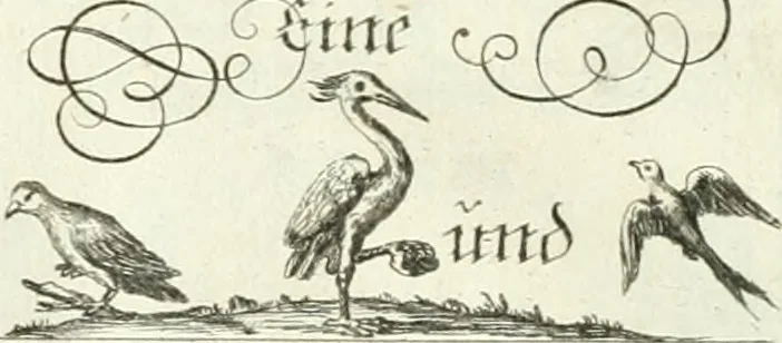 An illustration from Geistliche Herzens-Einbildungen inn zweihundert und fünfzig biblischen Figur-Sprüchen angedeutet : allen andächtige[n] Herze[n], u. der Tugent-Liebenden Jugent, zu einer Gottseligen Belustigung, auch denen Einfältigen, zu einer anmuthigen Vorstellung, unschweren Ergreiffung, und nuzlichen Fassung, auss allen canonischen Büchern der H. Schrifft ..., 1688, leaf 76