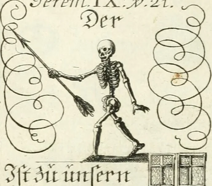 An illustration from Geistliche Herzens-Einbildungen inn zweihundert und fünfzig biblischen Figur-Sprüchen angedeutet : allen andächtige[n] Herze[n], u. der Tugent-Liebenden Jugent, zu einer Gottseligen Belustigung, auch denen Einfältigen, zu einer anmuthigen Vorstellung, unschweren Ergreiffung, und nuzlichen Fassung, auss allen canonischen Büchern der H. Schrifft ..., 1688, leaf 88