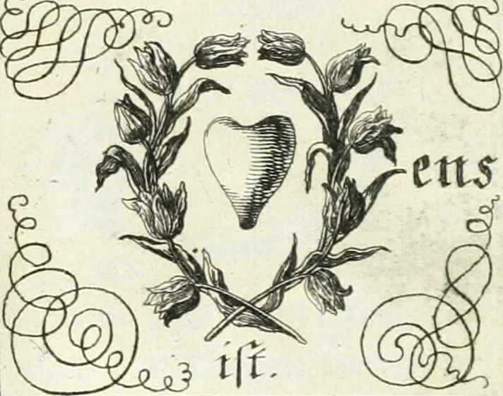 An illustration from Geistliche Herzens-Einbildungen inn zweihundert und fünfzig biblischen Figur-Sprüchen angedeutet : allen andächtige[n] Herze[n], u. der Tugent-Liebenden Jugent, zu einer Gottseligen Belustigung, auch denen Einfältigen, zu einer anmuthigen Vorstellung, unschweren Ergreiffung, und nuzlichen Fassung, auss allen canonischen Büchern der H. Schrifft ..., 1688, leaf 90