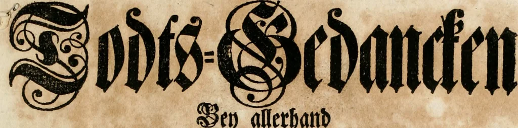 An illustration from Geistliche Todts-Gedancken : bey allerhand Gemählden und Schildereyen in Vorbildung unterschiedlichen Geschlechts, Alters, Standes, und Würdens-Persohnen sich des Todes zu erinneren, aus dessen Lehr die Tugend zu üben, und die Sünd zu meyden : erstlich in Kupfer entworffen, nachmahlen durch sittliche Erörtherung und Uberlegung unter Todten-Farben in Vorschein gebracht, dardurch zum Heyl der Seelen im Gemüth des geneigten Lesers ein lebendige Forcht und embsige Vorsorg des Todes zu erwecken, 1753, leaf 8