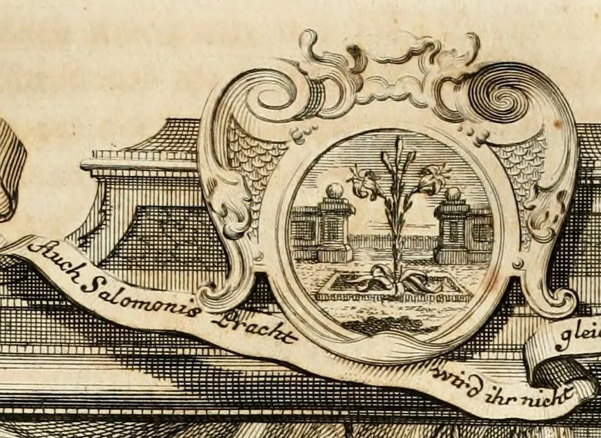 An illustration from Geistliche Todts-Gedancken : bey allerhand Gemählden und Schildereyen in Vorbildung unterschiedlichen Geschlechts, Alters, Standes, und Würdens-Persohnen sich des Todes zu erinnern, aus dessen Lehr die Tugend zu üben, und die Sünd zu meyden : erstlich in Kupfer entworffen, nachmahlen durch sittliche Erörtherung und Uberlegung unter Todten-Farben in Vorschein gebracht, dardurch zum Heyl der Seelen im Gemüth des geneigten Lesers ein lebendige Forcht und embsige Vorsorg des Todes zu erwecken, 1753, leaf 109