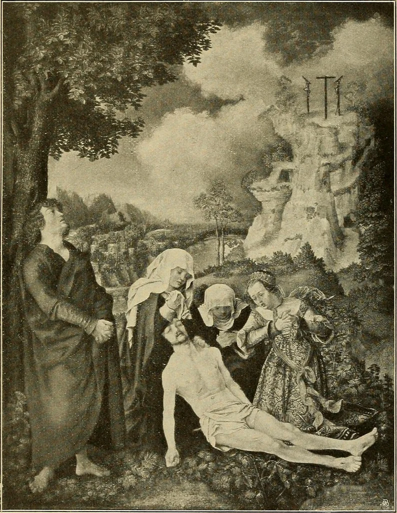 An illustration from Katalog der Gemälde-Sammlung der Kgl. Älteren Pinakothek in München, 1904, leaf 135
