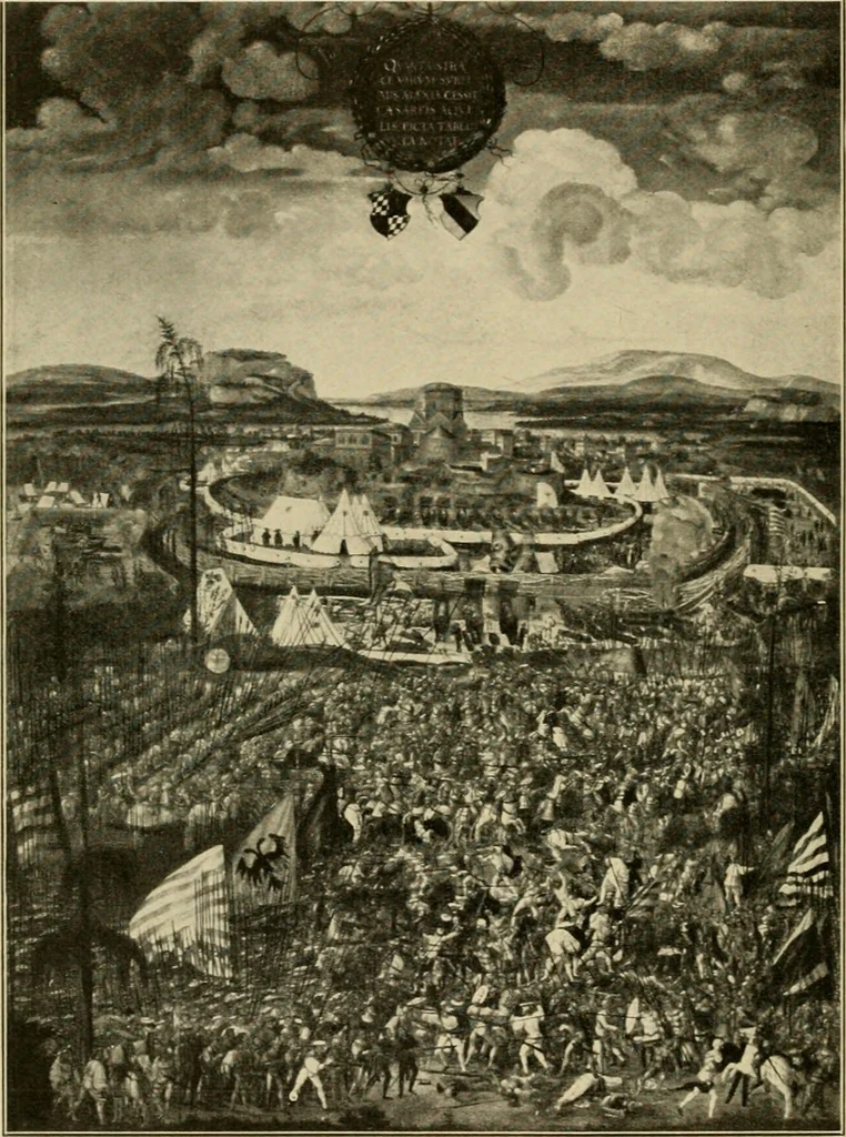 An illustration from Katalog der Gemälde-Sammlung der Kgl. Älteren Pinakothek in München, 1904, leaf 136