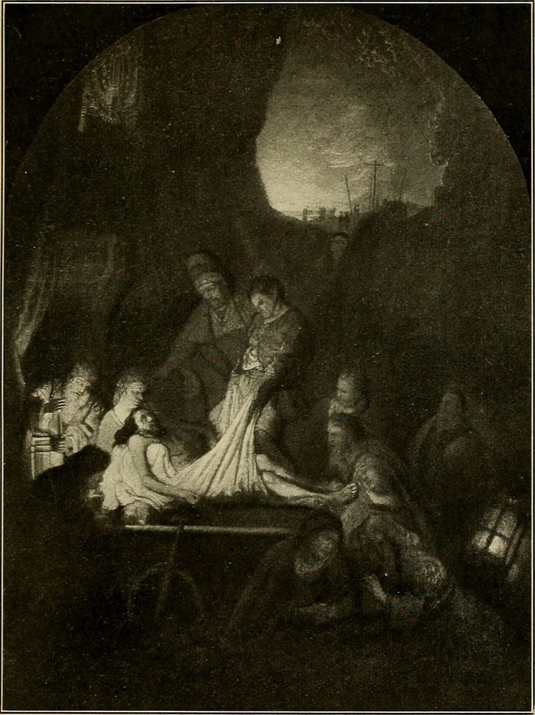 An illustration from Katalog der Gemälde-Sammlung der Kgl. Älteren Pinakothek in München, 1904, leaf 155