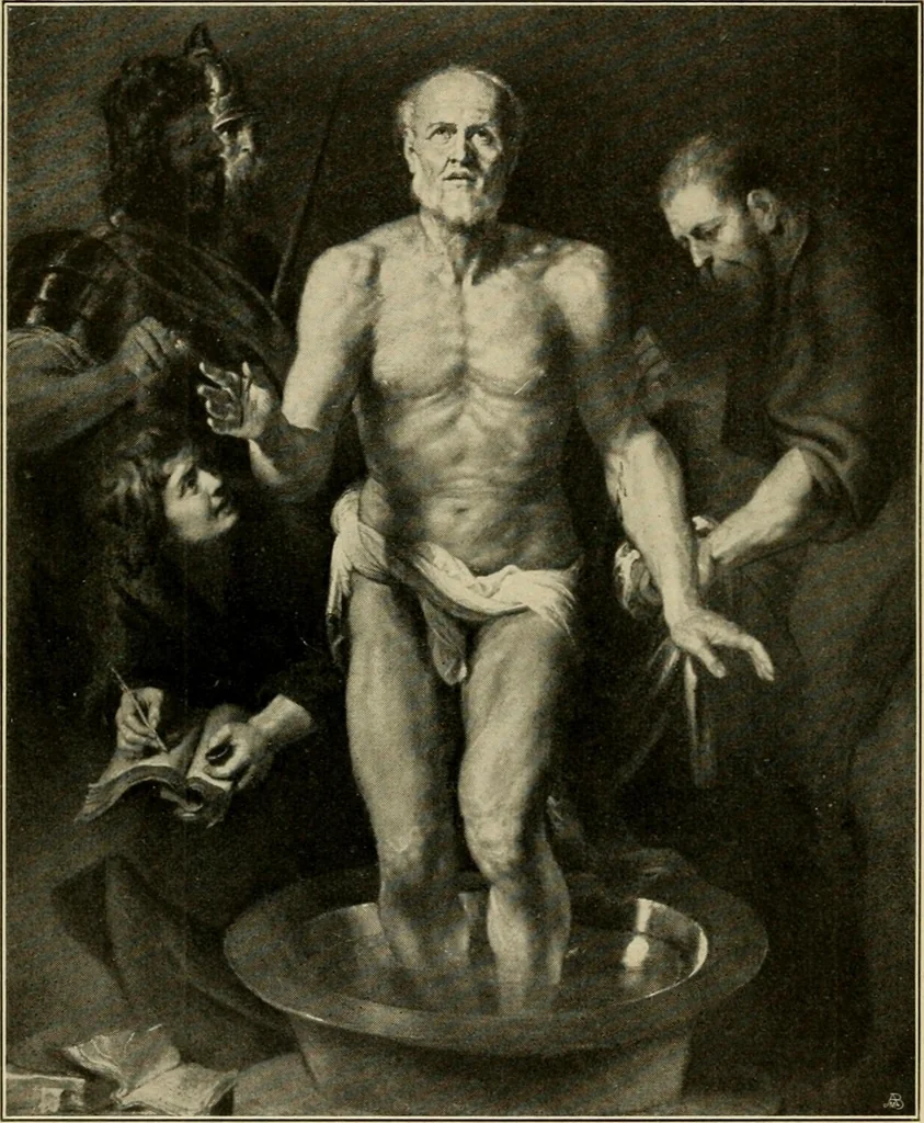 An illustration from Katalog der Gemälde-Sammlung der Kgl. Älteren Pinakothek in München, 1904, leaf 282