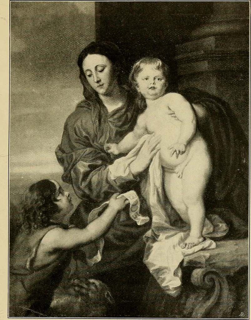 An illustration from Katalog der Gemälde-Sammlung der Kgl. Älteren Pinakothek in München, 1904, leaf 323
