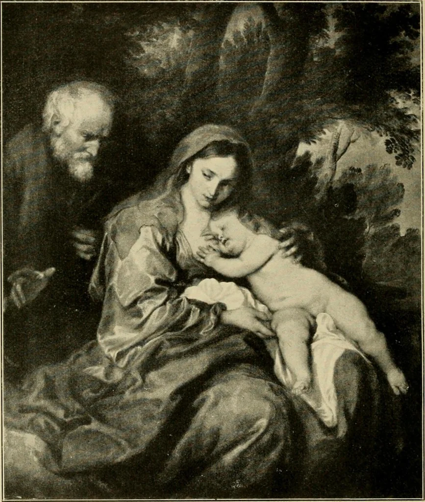 An illustration from Katalog der Gemälde-Sammlung der Kgl. Älteren Pinakothek in München, 1904, leaf 324