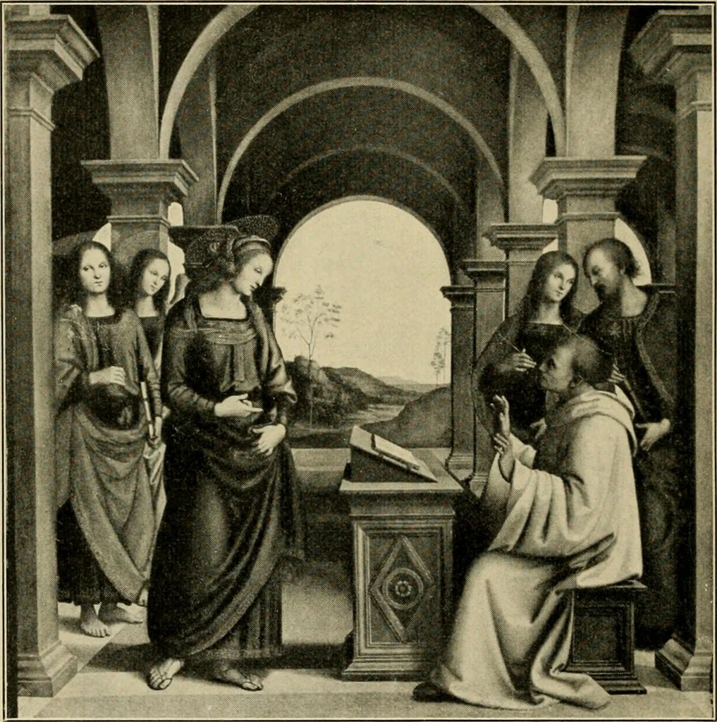 An illustration from Katalog der Gemälde-Sammlung der Kgl. Älteren Pinakothek in München, 1904, leaf 396