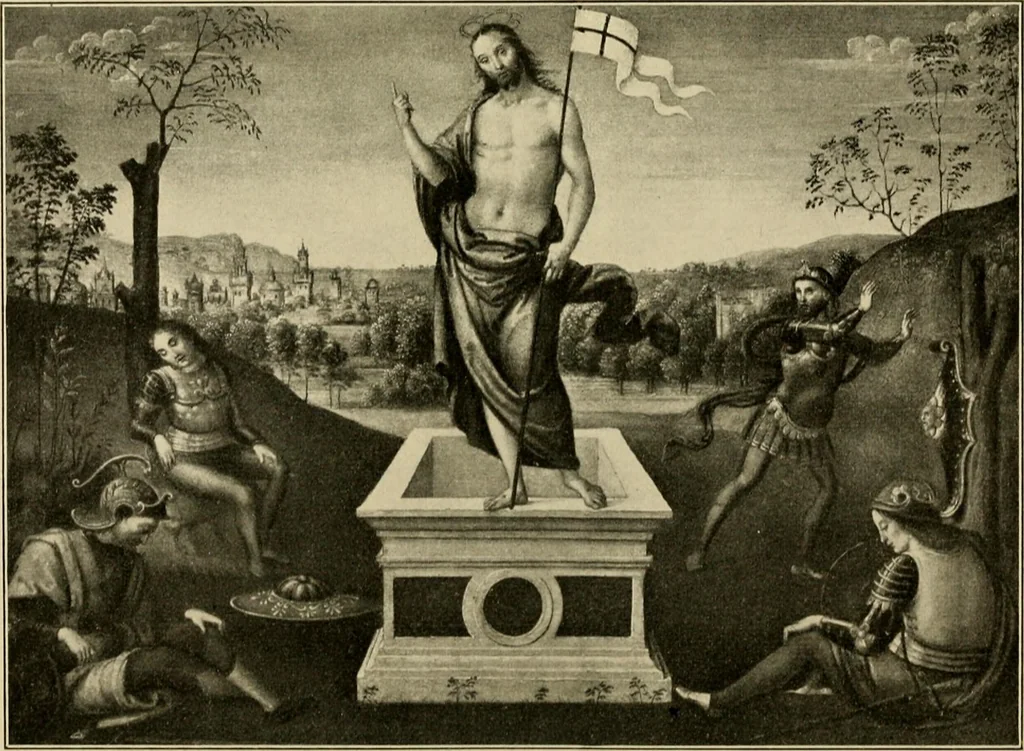An illustration from Katalog der Gemälde-Sammlung der Kgl. Älteren Pinakothek in München, 1904, leaf 404