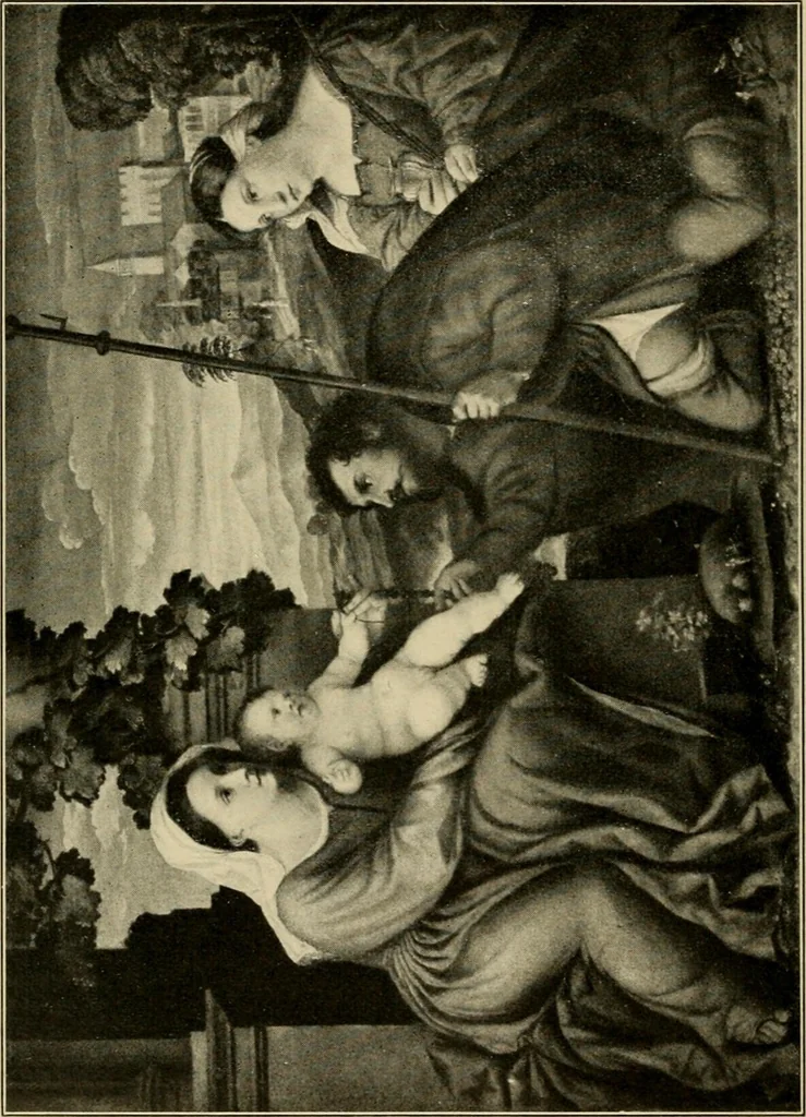 An illustration from Katalog der Gemälde-Sammlung der Kgl. Älteren Pinakothek in München, 1904, leaf 428