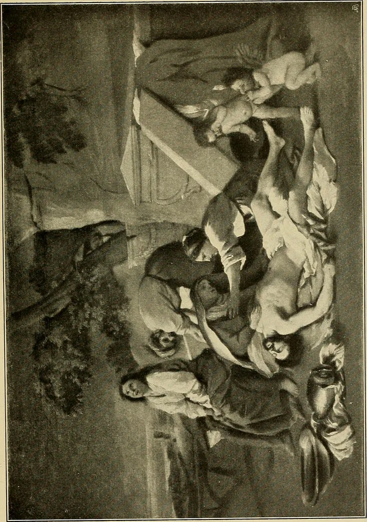 An illustration from Katalog der Gemälde-Sammlung der Kgl. Älteren Pinakothek in München, 1904, leaf 491