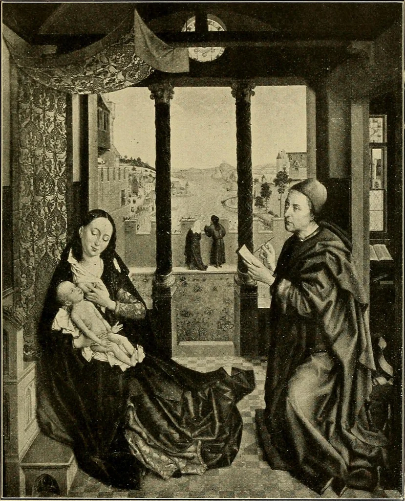 An illustration from Katalog der Gemälde-Sammlung der Kgl. Älteren Pinakothek in München, 1904, leaf 61