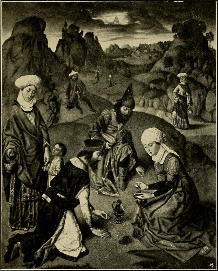 An illustration from Katalog der Gemälde-Sammlung der Kgl. Älteren Pinakothek in München, 1904, leaf 67