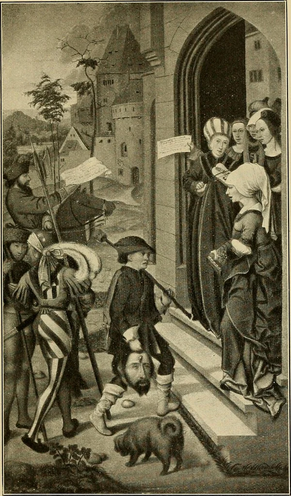 An illustration from Katalog der Gemälde-Sammlung der Kgl. Älteren Pinakothek in München, 1904, leaf 95