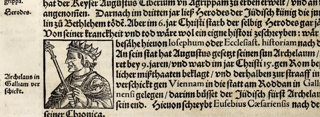 An illustration from Gemeiner loblicher Eydgnoschafft Stetten, Landen vnd Völckeren Chronick wirdiger Thaaten Beschreybung : hieriñ wirt auch die Gelegenheit der gantzen Europe : item ein kurtzuer griffne Chronica Germanie oder Teütschlands : in sonders aber ein fleyssige histori vnd ordenliche Beschreybung Gallie oder Franckrychs fürgestellt : darauff deñ obgedachte der Eydgnoschafft Beschreybung volget ..., 1548, leaf 306