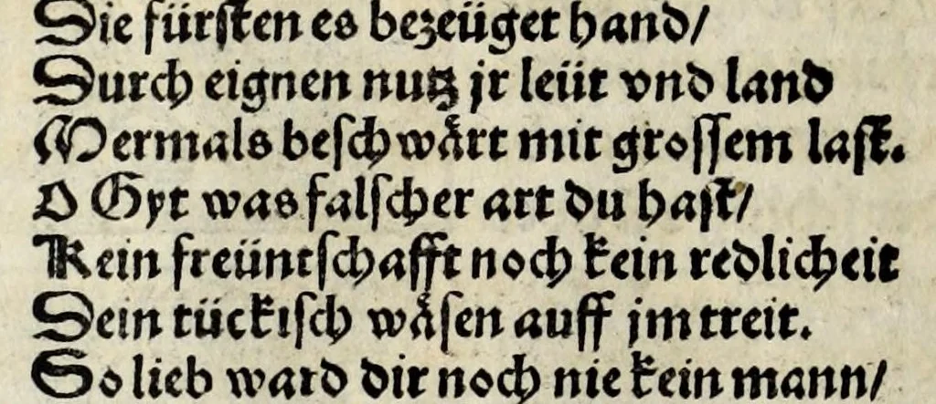 An illustration from Gemeiner loblicher Eydgnoschafft Stetten, Landen vnd Völckeren Chronick wirdiger Thaaten Beschreybung : hieriñ wirt auch die Gelegenheit der gantzen Europe : item ein kurtzuer griffne Chronica Germanie oder Teütschlands : in sonders aber ein fleyssige histori vnd ordenliche Beschreybung Gallie oder Franckrychs fürgestellt : darauff deñ obgedachte der Eydgnoschafft Beschreybung volget ..., 1548, leaf 406