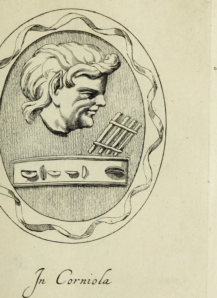 An illustration from Gemmae et sculpturae antiquae, 1694, leaf 156