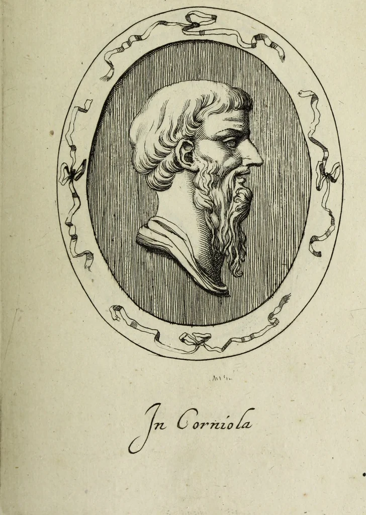 An illustration from Gemmae et sculpturae antiquae, 1694, leaf 176