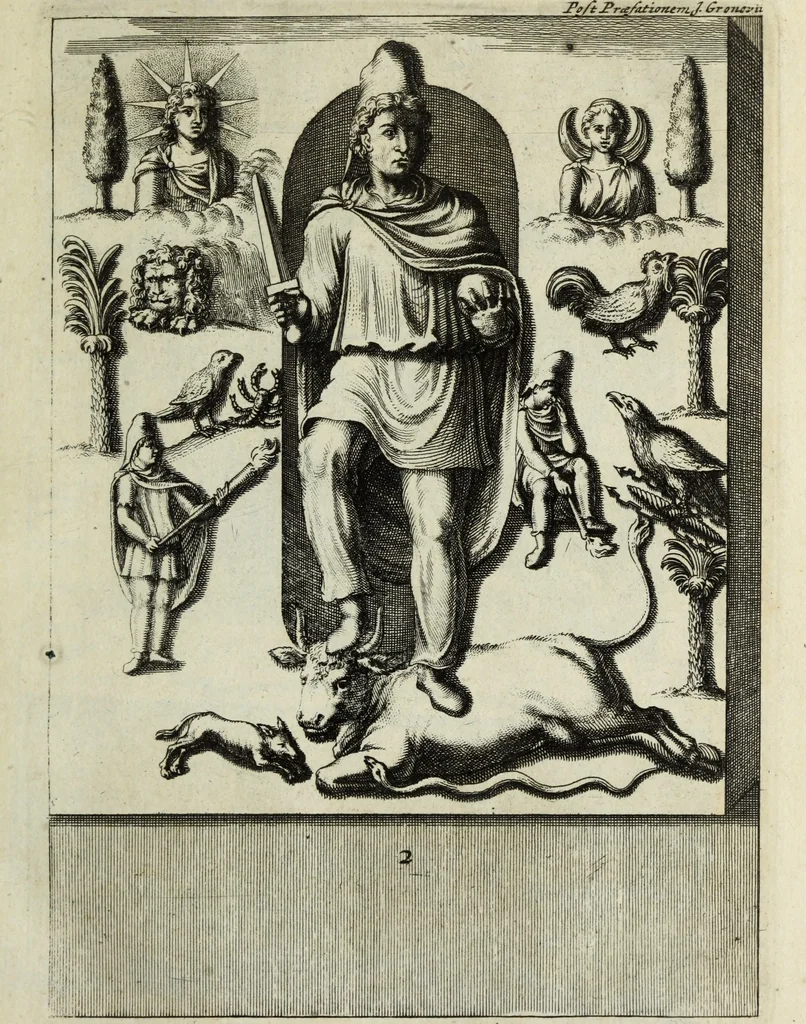An illustration from Gemmae et sculpturae antiquae, 1694, leaf 18
