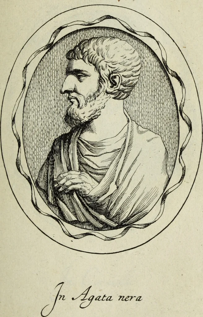 An illustration from Gemmae et sculpturae antiquae, 1694, leaf 180