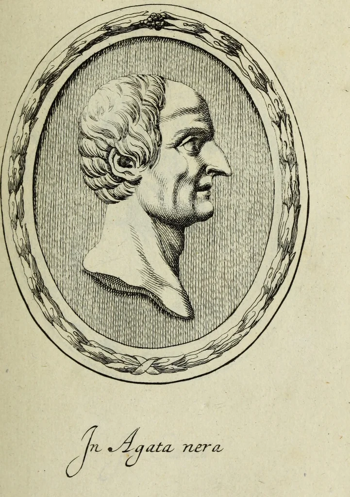 An illustration from Gemmae et sculpturae antiquae, 1694, leaf 186