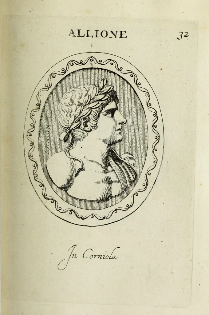 An illustration from Gemmae et sculpturae antiquae, 1694, leaf 196