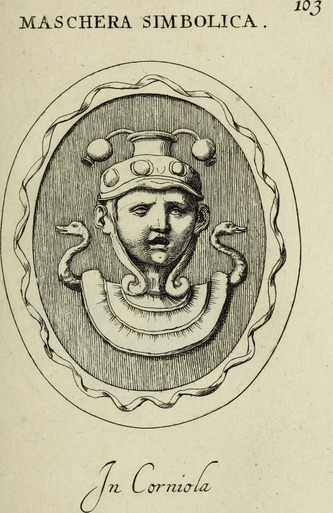 An illustration from Gemmae et sculpturae antiquae, 1694, leaf 338