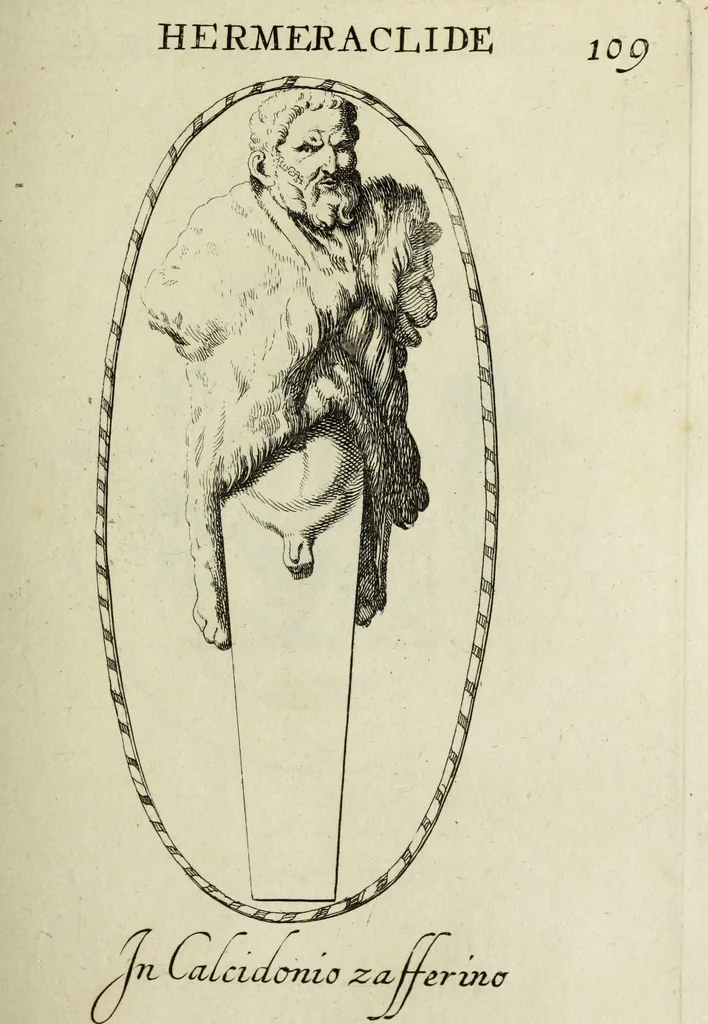 An illustration from Gemmae et sculpturae antiquae, 1694, leaf 350