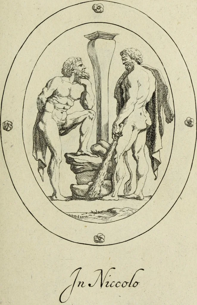 An illustration from Gemmae et sculpturae antiquae, 1694, leaf 352