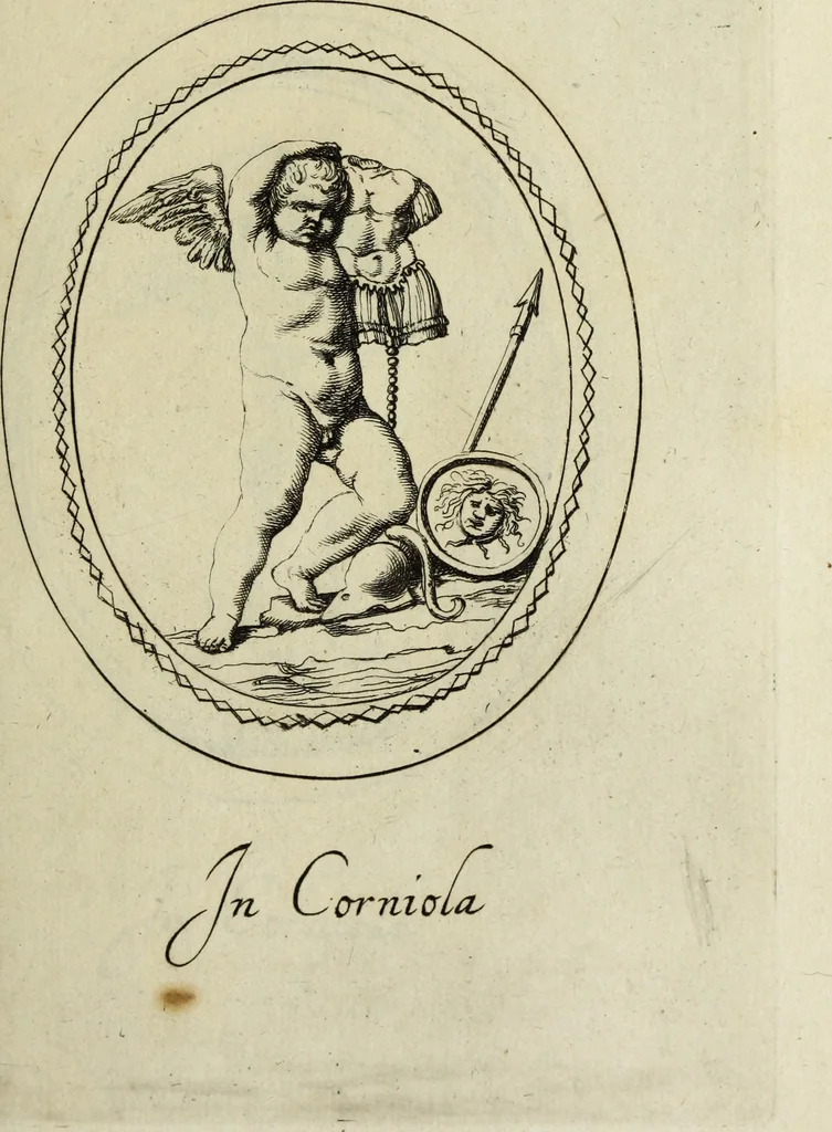 An illustration from Gemmae et sculpturae antiquae, 1694, leaf 384