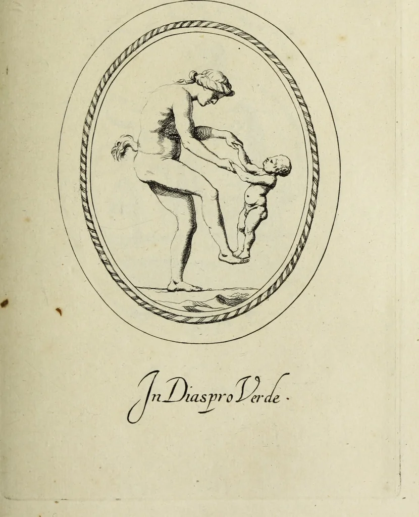 An illustration from Gemmae et sculpturae antiquae, 1694, leaf 406
