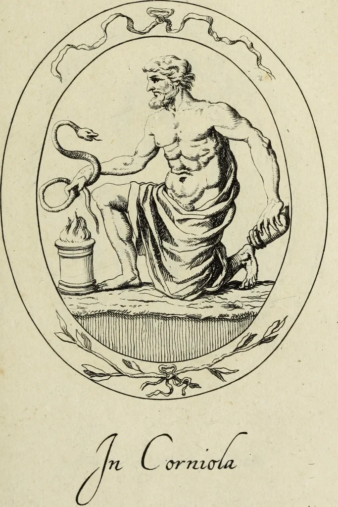 An illustration from Gemmae et sculpturae antiquae, 1694, leaf 408